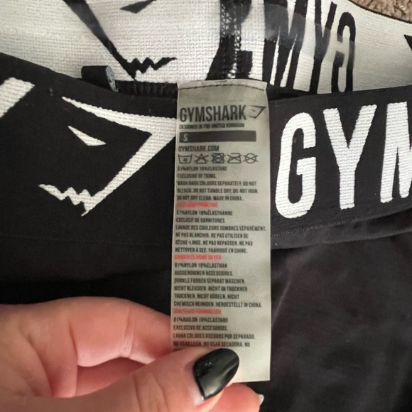 Gymshark seamless leggings black with Logo waistband - Picture 2 of 3